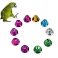 thumbnail image 4 of Bird 10pcs Colourful Bells Bird DIY Accessory Colourful Iron Interactive Bell Toys for Parrots, 4 of 7