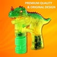 thumbnail image 2 of Dinosaurio jurásico eléctrico de juguete para soplar burbujas con luz LED, 2 of 4