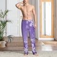 thumbnail image 6 of Lsque Snowflakes Print Men's Pajama Pants, Lounge Pant - Comfortable Home Wear,Elastic Waistband, Stylish Design-Large, 6 of 9