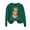 Green tops 9, variant on jobturf Halloween Sweatshirts for Women Trendy Fleece Lined Crewneck Sweatshirt Fall Winter Pumpkin Ghost Printed Festival Tops L
