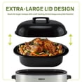 thumbnail image 2 of NESCO 18-Qt. 1,450-Watt Roaster with Porcelain Cookwell, Silver, 2 of 15