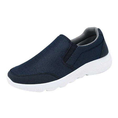 

gvdentm Mens Sneakers Size 12 Fashion Summer And Autumn Men Snerakers Flat Lightweight Mesh Breathable Wear Casual