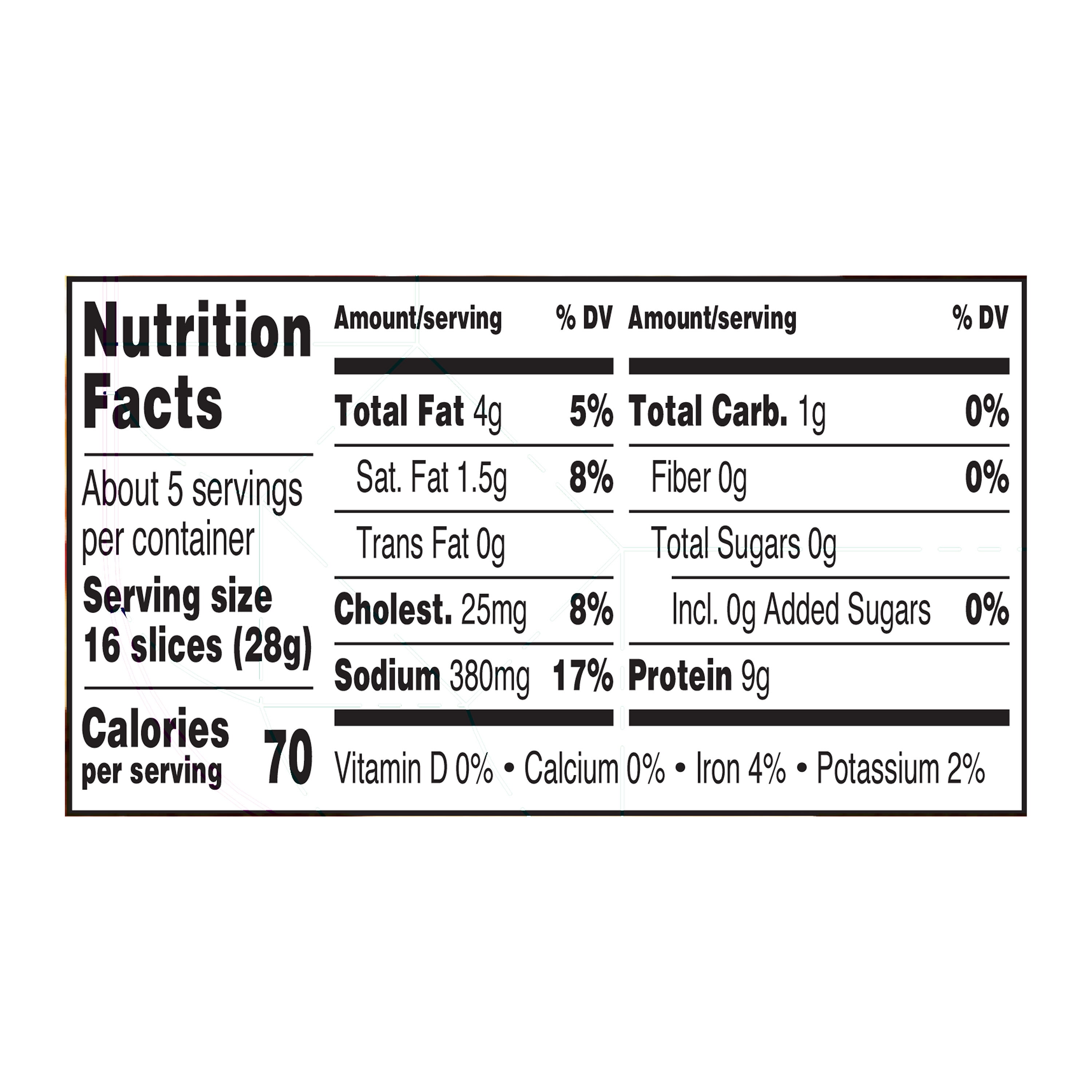 Great Value Turkey Pepperoni Slices, 5 oz