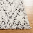 thumbnail image 3 of SAFAVIEH Jericho Ognen Geometric Polyester Shag Area Rug, Ivory/Black, 9' x 12', 3 of 8