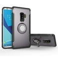 thumbnail image 1 of Mignova Galaxy S9 Plus Case, Two-layer Reinforced Back Cover Protect Case with Ring Holder for Samsung Galaxy S9 Plus(Grey), 1 of 7