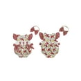 thumbnail image 2 of Rovasas Baby Girl Romper Flying Sleeve Lobster Print Jumpsuit Headband, 2 of 9