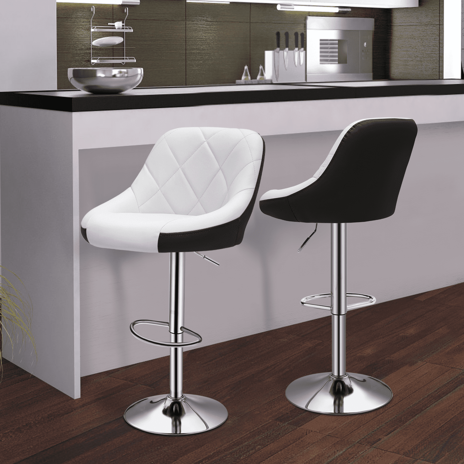 Alexandrea swivel adjustable height bar 2025 stool