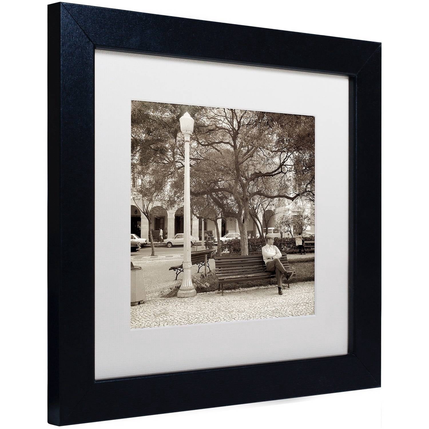 Trademark Fine Art "Faro I" Canvas Art by Alan Blaustein, White Matte, Black Frame
