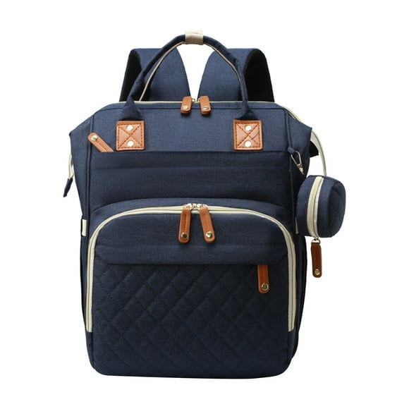 Fiudx Mochila Momia de Gran Capacidad para Bebé, Concomitante Aislante para Leche, Puerto de Carga Usb, Correas de Hombro con Diseño de Panal, Ideal para Ir de Compras y Salir a Trabajar, Diseño Lige