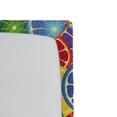 thumbnail image 3 of Ambesonne Abstract Fitted Sheet, Tropic Orange Fruit, Twin XL Size, Yellow Blue Green, 3 of 3
