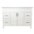 thumbnail image 1 of Camea 48-inch Simply White Single Sink Bathroom Vanity, 1 of 5