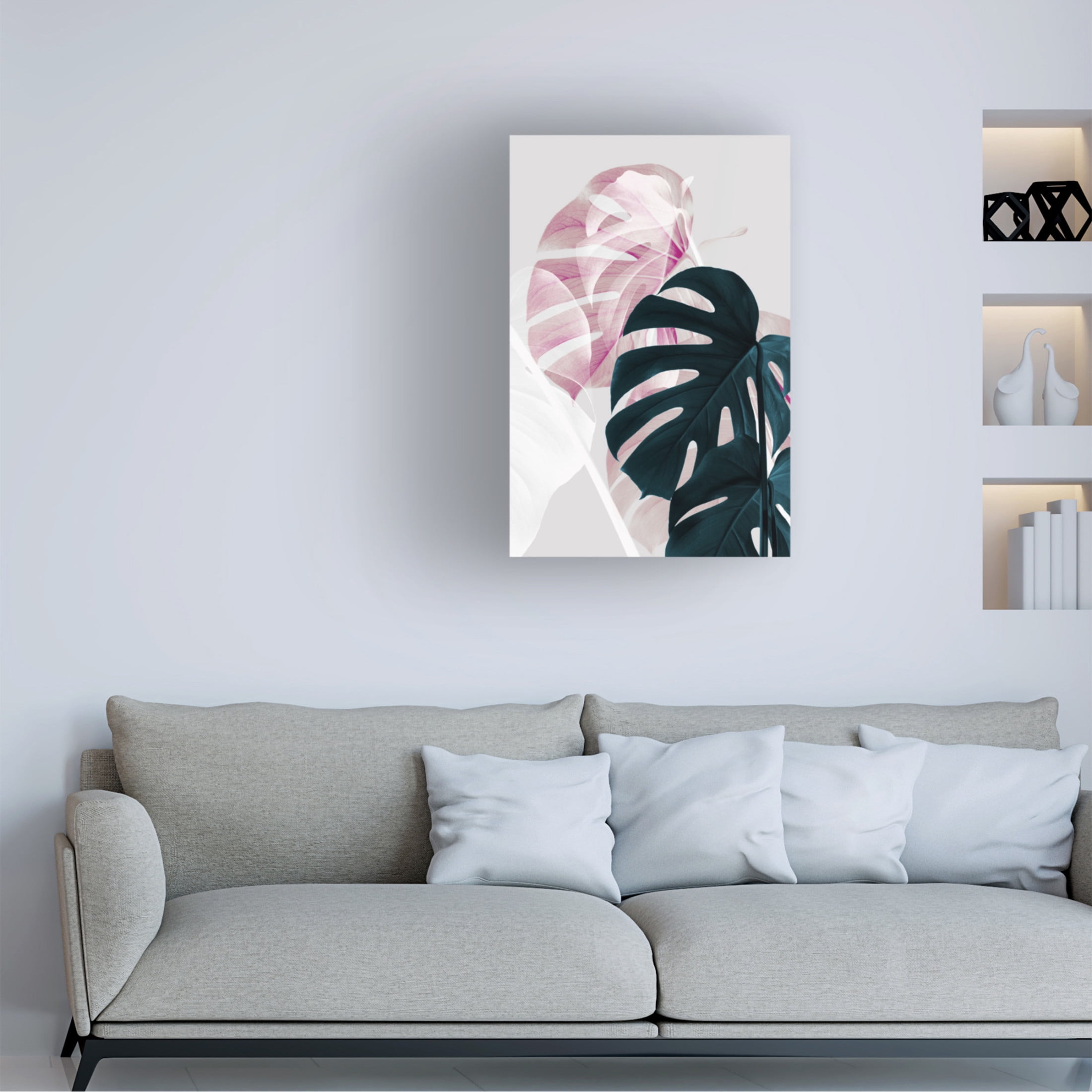 Trademark Fine Art Pictufy Studio Monstera Creative 08 Canvas Wall Art