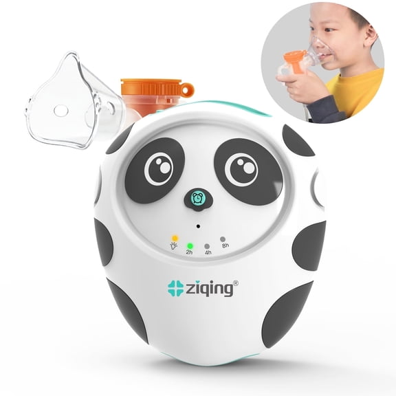 Cute Panda Mist Maker, Ultrasonic inhaler for Bedroom, Office & Travel, Quiet, Auto Shut-Off