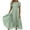 Green, variant on Dresses for Women 2024 Party Summer Female Crew Neck Short Sleeve Midi Wedding Guest Dress Style D-144 Floral Dress Plus Size Summer Dresses , Green S