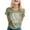 Green, variant on Women's Casual Printed Round Neck Short Sleeve T Shirt Top Womens Long Sleeve Layering Shirt Long Sleeve Layering T Womens Compression Cold Gear Shirt Short Sleeve Women Women Casual Short Sleeve