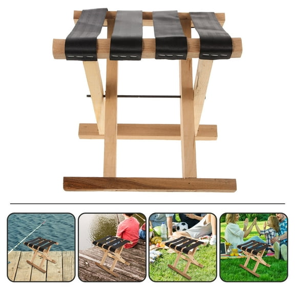 Hytrove Folding Stool Polyester 1Pcs 11x11x9in