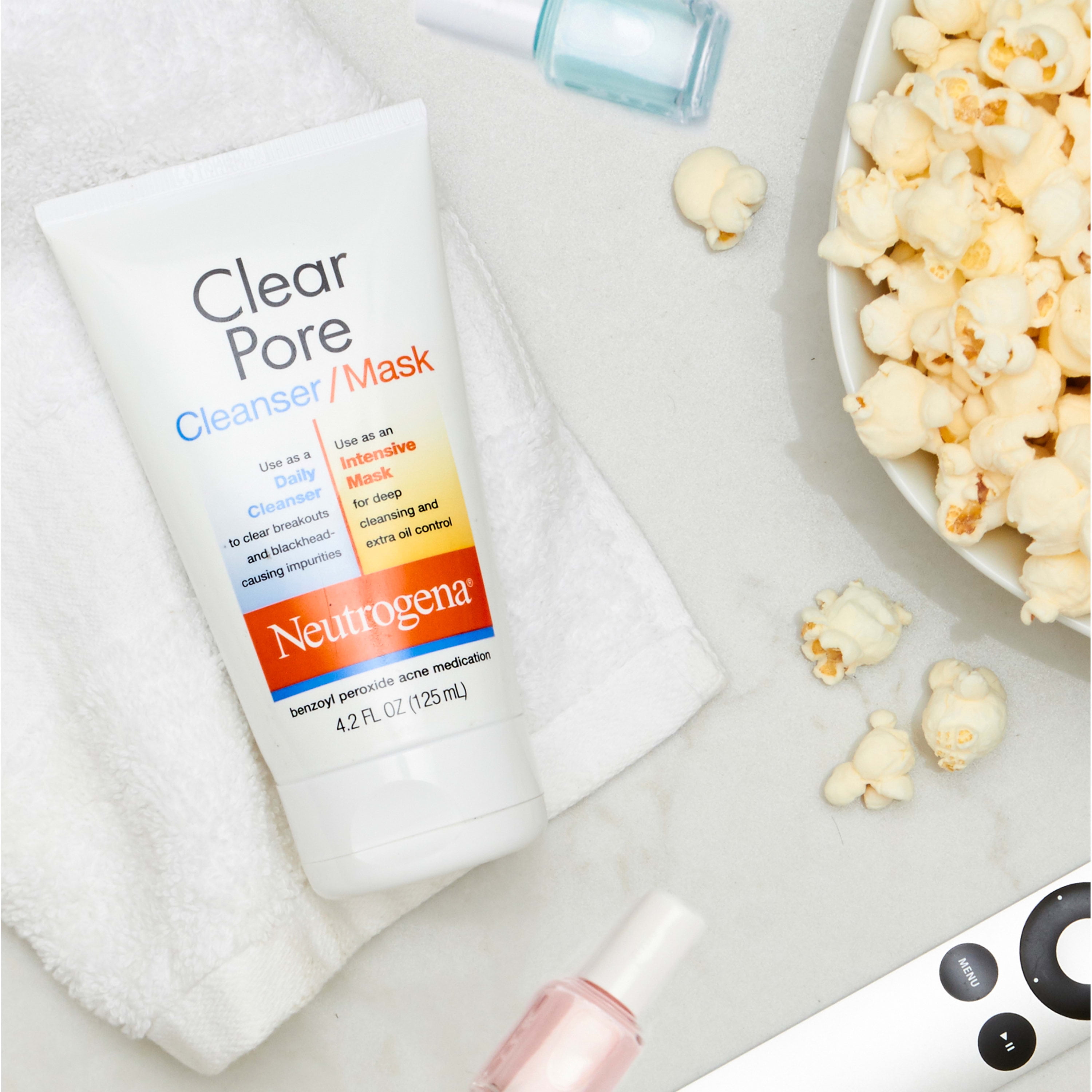neutrogena clear pore benzoyl peroxide wash