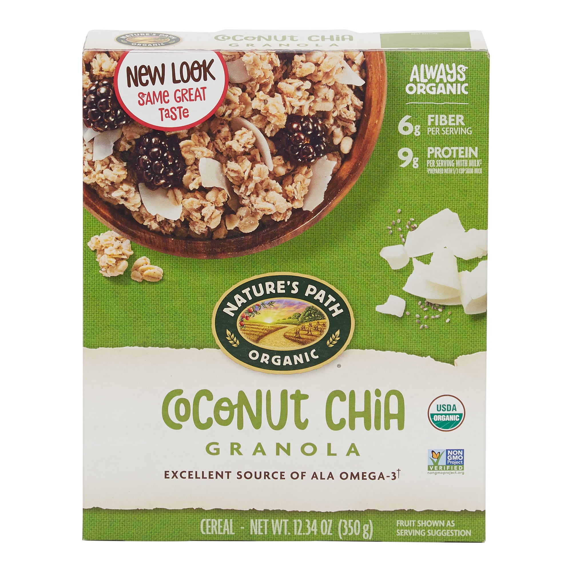 Nature's Path Organic Granola, Coconut Chia, 11.5 oz Box
