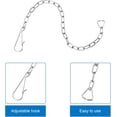 thumbnail image 1 of Qucyy Toilet Handle Chain Stainless Steel Toilet Flapper Lift Chain Replacement Fits Most Toilet Flappers, 1 of 5