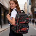 thumbnail image 6 of Psesaysky Adjustable Shoulder Straps Kids School Bag for Back to School Middle School, 600D Polyester Waterproof Teen Boys Backpack, Racing Car Print, 6 of 8