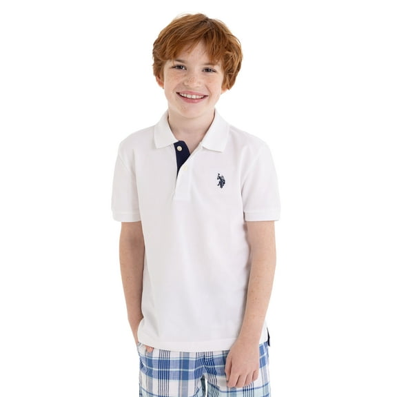 U.S. Polo Assn. Boys Short Sleeve Polo Shirt, Sizes 4-18