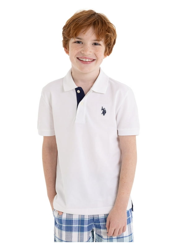 Boys Short Sleeve Polo Shirt, Sizes 4-18