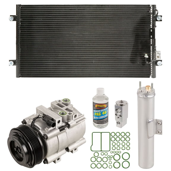 For Kia Sedona 2002 2003 2004 2005 A/C Kit w/ AC Compressor Condenser Drier - BuyAutoParts
