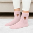 thumbnail image 4 of Calcetines gruesos y cálidos de invierno para mujer, con forro polar, hasta media pantorrilla | Calcetines suaves y cómodos para dormir | Calcetines térmicos de moda para el frío | Calcetines, 4 of 6