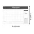 thumbnail image 5 of Tearable Monthly Planner Notebook - 52 Page No Notes Organizer, Sustainable Eco-Friendly Paper, Reusable Sticky & Gentle on Surfaces, Perfect for Home Sch00l Office Productivity & Goal Tracking, 5 of 5