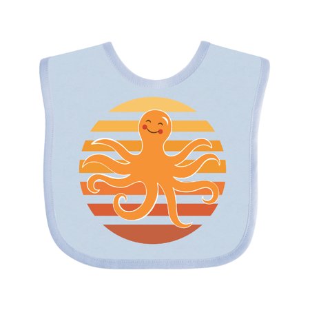 

Inktastic Octopus Ocean Sunset Gift Baby Boy or Baby Girl Bib