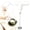 White, variant on Cordless Stainless Mixer Egg Beater Shaker for Home with Ergonomic Grip, 6.7in x 3.1in, Rechargeable Handheld Appliance for Coffee, Cake, and Dessert