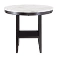 thumbnail image 3 of Weston Home Banford White Faux Marble Counter Height  Round Table, 42" Table, 3 of 7