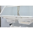 thumbnail image 4 of Kumix Adjustable Tempered Glass Drafting Printing Table with Chair, WHITE, 4 of 7