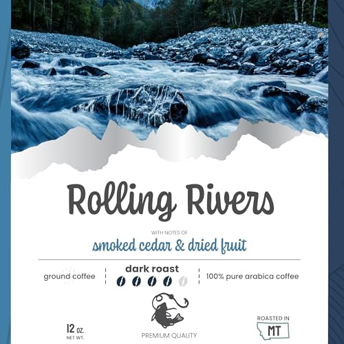 City Brew Rolling Rivers Blend Dark Roast Ground Coffee, 12 oz