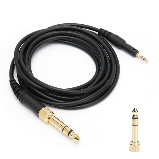 Cable de audio de repuesto para auriculares Technica ATH‑M50X M40X M70X, adaptador de 6,35 mm