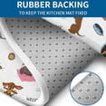 thumbnail image 4 of Cartoon Dachshund Bathroom Rugs Sets 3 Piece,Toilet Cover Set,Absorbent Non Slip Bathroom Mats Sets with U-Shaped Contour Rug Toilet Rug Set, 4 of 5