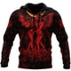thumbnail image 5 of Sudadera con capucha y sudadera con estampado 3D de tatuaje de calavera roja oscura para hombre, sudadera unisex de primavera y otoño, ropa deportiva informal, 5 of 5