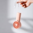 thumbnail image 5 of Delicate Handheld Fan Compact-Sized Portable Mini Design Rechargeable USB Personal Fan Durable Lightweight Smart Comfortable Grip for Family Summer Essentials Your Go-To Summer Gadget C, 5 of 5