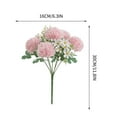 thumbnail image 3 of Naxoaeo 7 Pcs Artificial Chrysanthemums Flowers Ball Flowers, Fake Mums Flowers White Silk Flowers for Spring Home Decor Indoor Floral Arrangement Table Centerpiece, 3 of 5