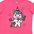 thumbnail image 4 of Inktastic Fitness Unicorn Weightlifting Girls Toddler T-Shirt, 4 of 5