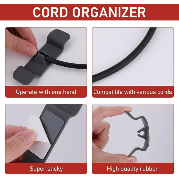 6 Pack Appliance Cord Organizer, Cord Holder Cable Organizer 
