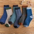 thumbnail image 5 of ZYHARUKO Boot Socks for Men Cushions Socks Thick Geothermal Sock Warm Winter Ankle Socks Casual Cosy Crew Socks Hiking Cosy Socks, 5 of 19