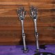 thumbnail image 4 of Halloween Skull Arm Pcs Set About Inserted Ghost Hand Broken Ghost Claws Artificial Human Skeleton Props Tombstone, 4 of 9