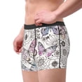 thumbnail image 4 of Kll Vintage Butterflies Men'S Cotton Boxer Briefs Underwear-Small, 4 of 9