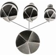 thumbnail image 4 of 3pcs 1/4 Inch Hex Shank 5 Flute 90 Degree Chamfering Countersink Drill Bit Set 12mm 16mm 19mm, 4 of 5