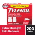 thumbnail image 2 of Tylenol Extra Strength 500mg Pain Relief Acetaminophen Caplets, Value Size, 100 Count, Two Pack, 2 of 11