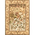 thumbnail image 1 of Ahgly Company Indoor Rectangle Animal Brown Traditional Area Rugs, 2' x 4', 1 of 4