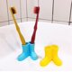 thumbnail image 2 of Paquete de 2 soportes para cepillos de dientes con botas de lluvia, lindo organizador de silicona para su baño, soporte perfecto para cepillos de dientes para niños, soporte para maquinilla de afeitar de seguridad, accesorio de baño multiusos oso de fresa Electrónica, 2 of 5