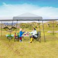 thumbnail image 2 of Gymax Patio 10 x 10FT Instant Pop-up Canopy Folding Tent w/ Sidewalls & Awnings Outdoor, 2 of 10