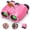 Pink, variant on 12x25 Kids Binoculars, FMC BAK4 with Neck Strap & Carrying Bag, Small Compact Binoculars for Bird Watching, Camping & Travel (Pink)